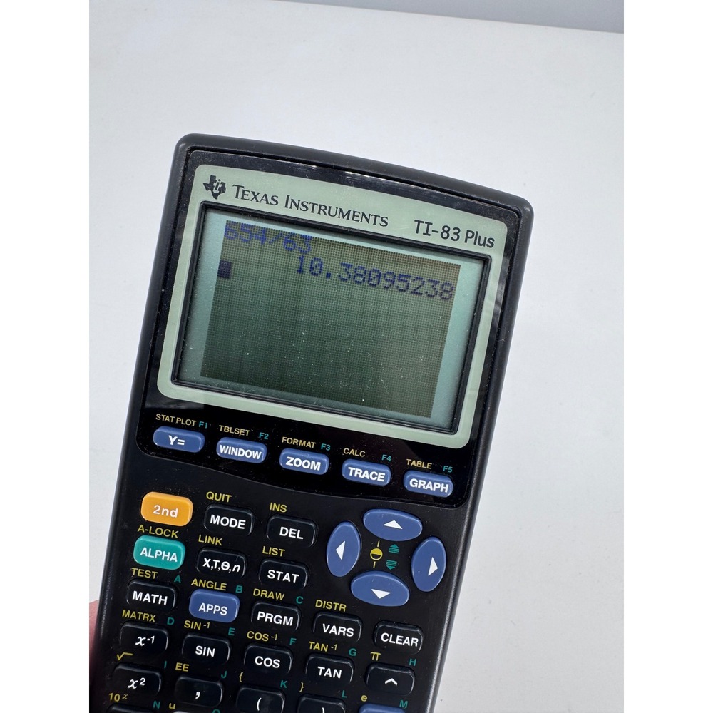 Texas Instruments TI-83 Plus Graphing Calculator Black Math STEM - Picture 4 of 7